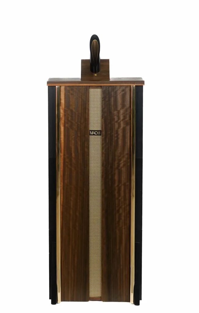 MADO™ Stony custom wood front variant — handcrafted speaker